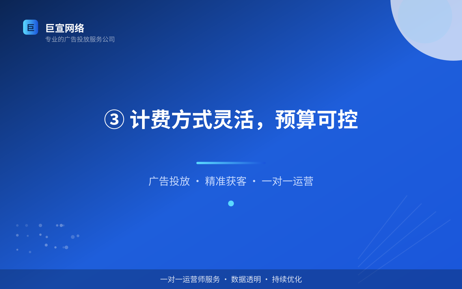 ③ 计费方式灵活，预算可控（效果数据维度）