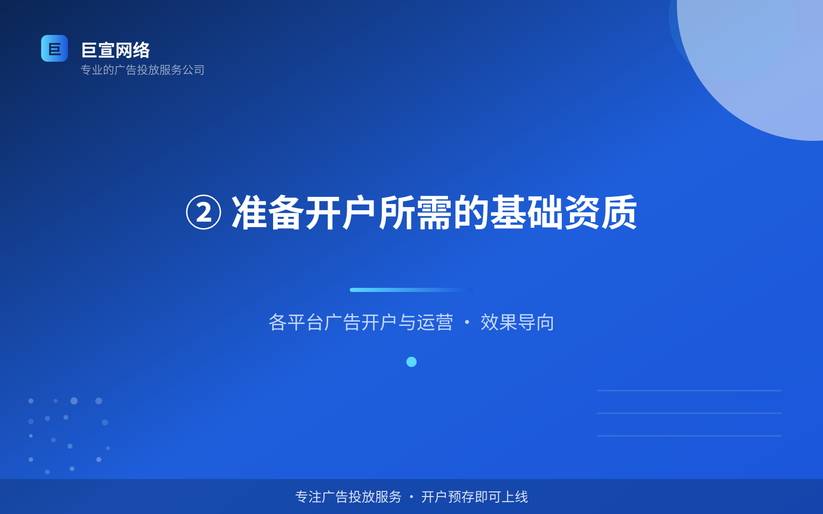 ② 准备开户所需的基础资质(服务内容介绍) 如何开通谷歌广告投放账户?(配图3)